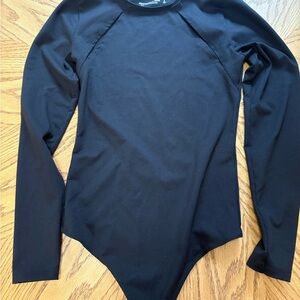 Abercrombie & Fitch Black long sleeve  Soft Collection bodysuit